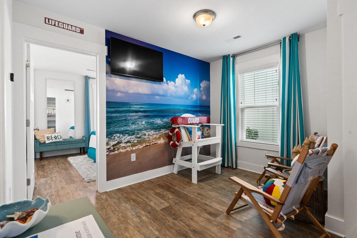 Unlike anything you'll find elsewhere, our Lifeguard Chair experience, set against a stunning beach backdrop! It's a unique chance for you to capture a moment of beachside fun. Snap a photo in the chair and share with us on your social platforms. 